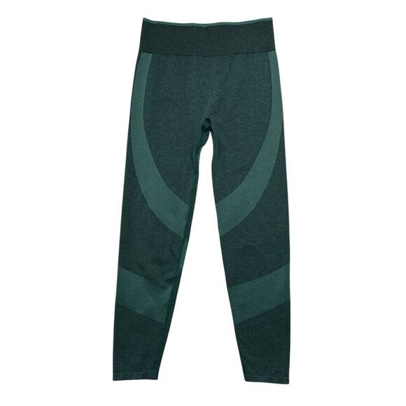 Victoria's Secrete Leggings Women's Large PINK Seamless Green Athletic Tights - Picture 1 of 10